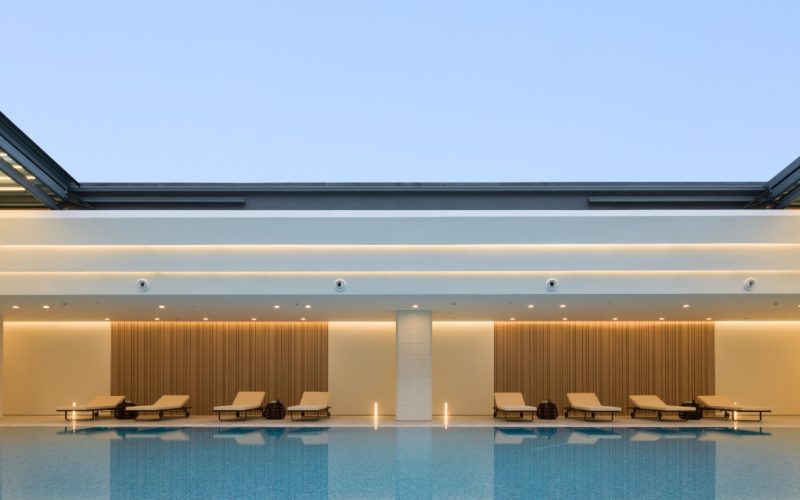 Abri de piscine – Résidence à Wenzhou, Chine